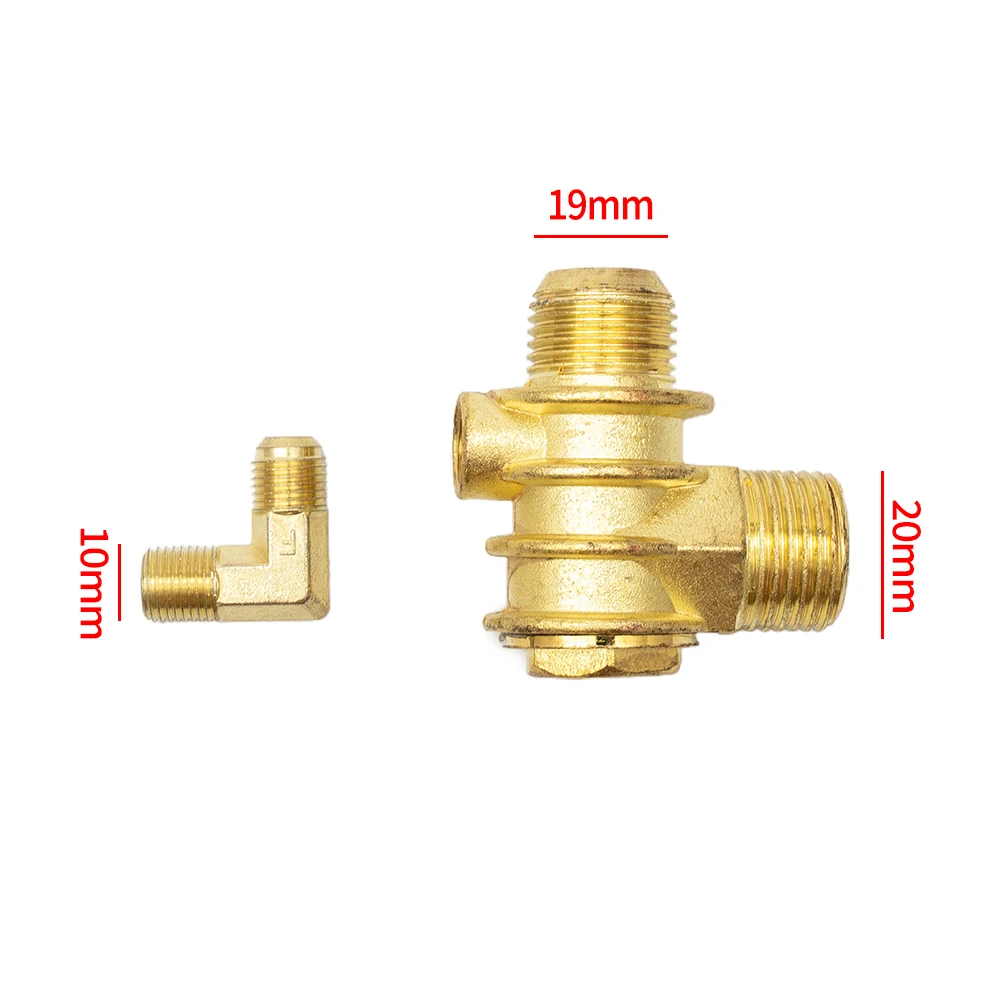 3-Port Check Valves Air Compressors Check Valve Workshop Equipment 3-Port 90 Degree Brass Air Compressor Check Valve Spare Parts
3-Port Check Valves Air Compressors Check Valve Workshop Equipment 3-Port 90 Degree Brass Air Compressor Check Valve Spare Parts