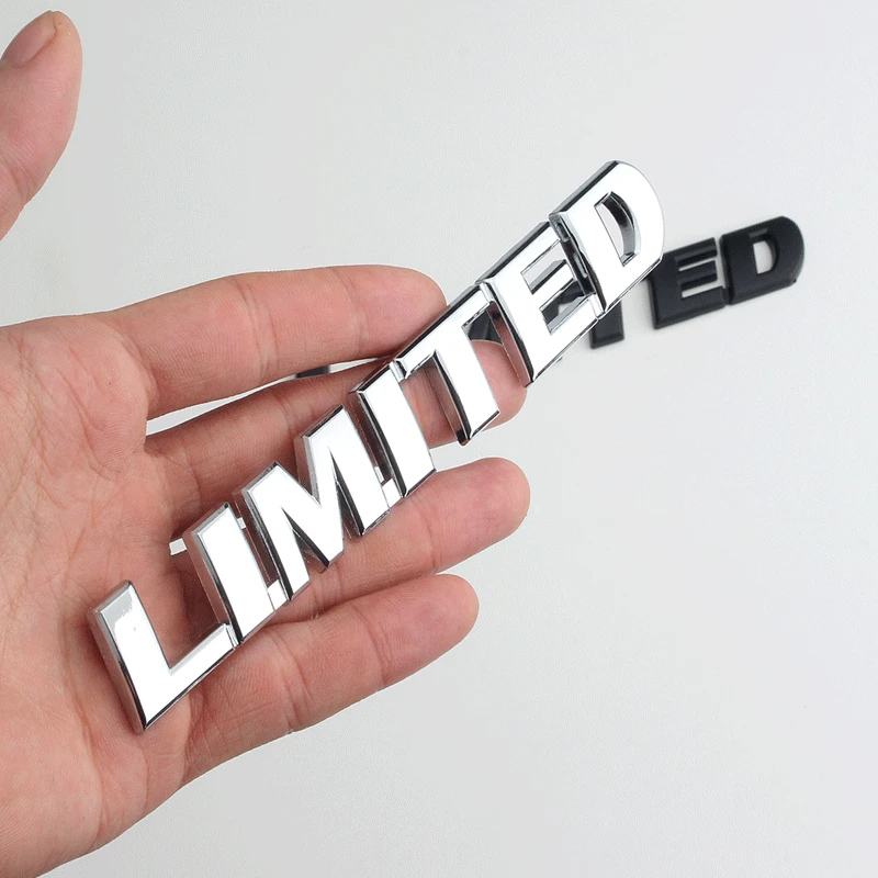 1 Pcs Car 3D Metal Chrome Black Badge Sticker Luxury LIMITED Edition Letter Emblem Logol Fit for Toyota Highlander
1 Pcs Car 3D Metal Chrome Black Badge Sticker Luxury LIMITED Edition Letter Emblem Logol Fit for Toyota Highlander