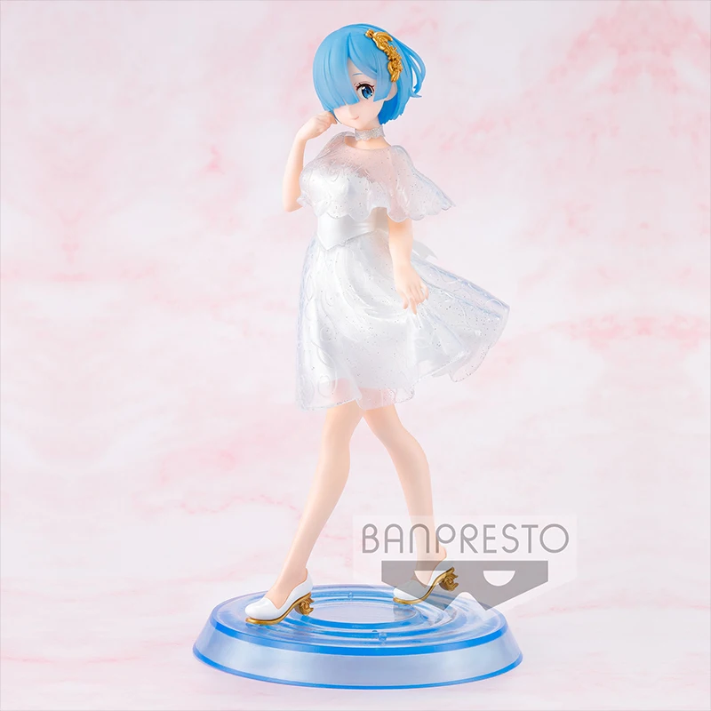 Bandai Original Re0 Re:Life In A Different World From Zero Rem Crystal Gown White Action Figure Model Collect Gifts
Bandai Original Re0 Re:Life In A Different World From Zero Rem Crystal Gown White Action Figure Model Collect Gifts