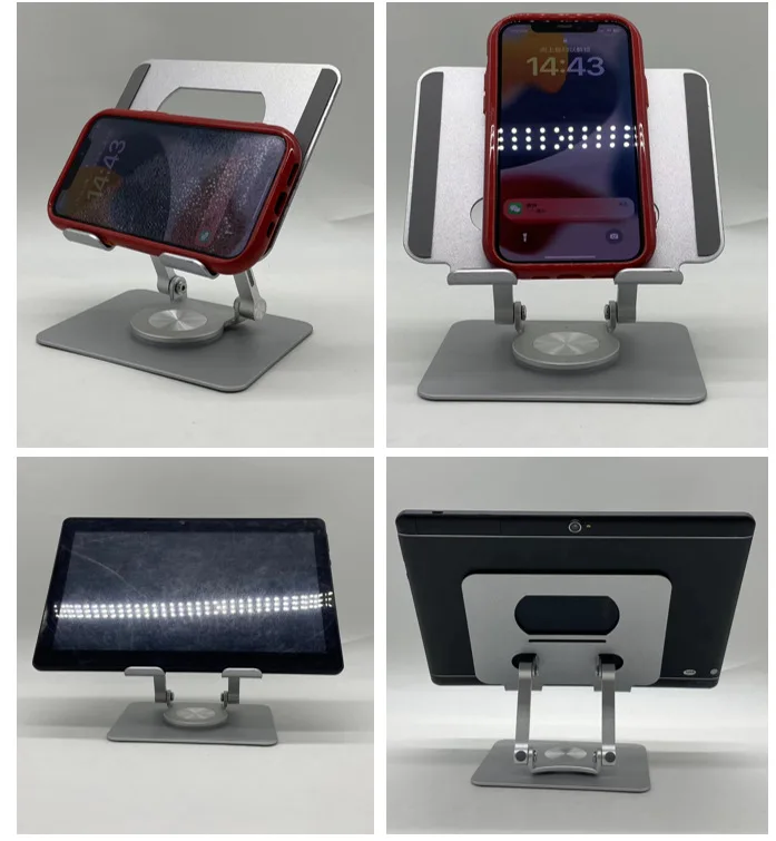 Foldable Tablet Bracket Stand 360 Degree Rotating Portable Laptop Bracket Hollow Heat Dissipation Height Adjustable Accessories Foldable Tablet Bracket Stand 360 Degree Rotating Portable Laptop Bracket Hollow Heat Dissipation Height Adjustable Accessories