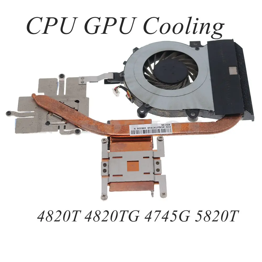 Laptop CPU Cooling Heatsink FAN For ACER 4820 4820T 4820TG 4745 4745G 5820T Radiator Cooling System
Laptop CPU Cooling Heatsink FAN For ACER 4820 4820T 4820TG 4745 4745G 5820T Radiator Cooling System