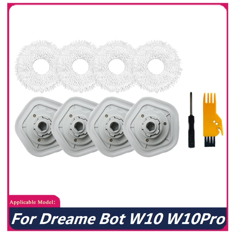 10Pcs Replacement Spare Parts For Dreame W10/W10 Pro Robot Vacuum Cleaner Mop Cloth Cleaning Brush For Cleaning Floor
10Pcs Replacement Spare Parts For Dreame W10/W10 Pro Robot Vacuum Cleaner Mop Cloth Cleaning Brush For Cleaning Floor