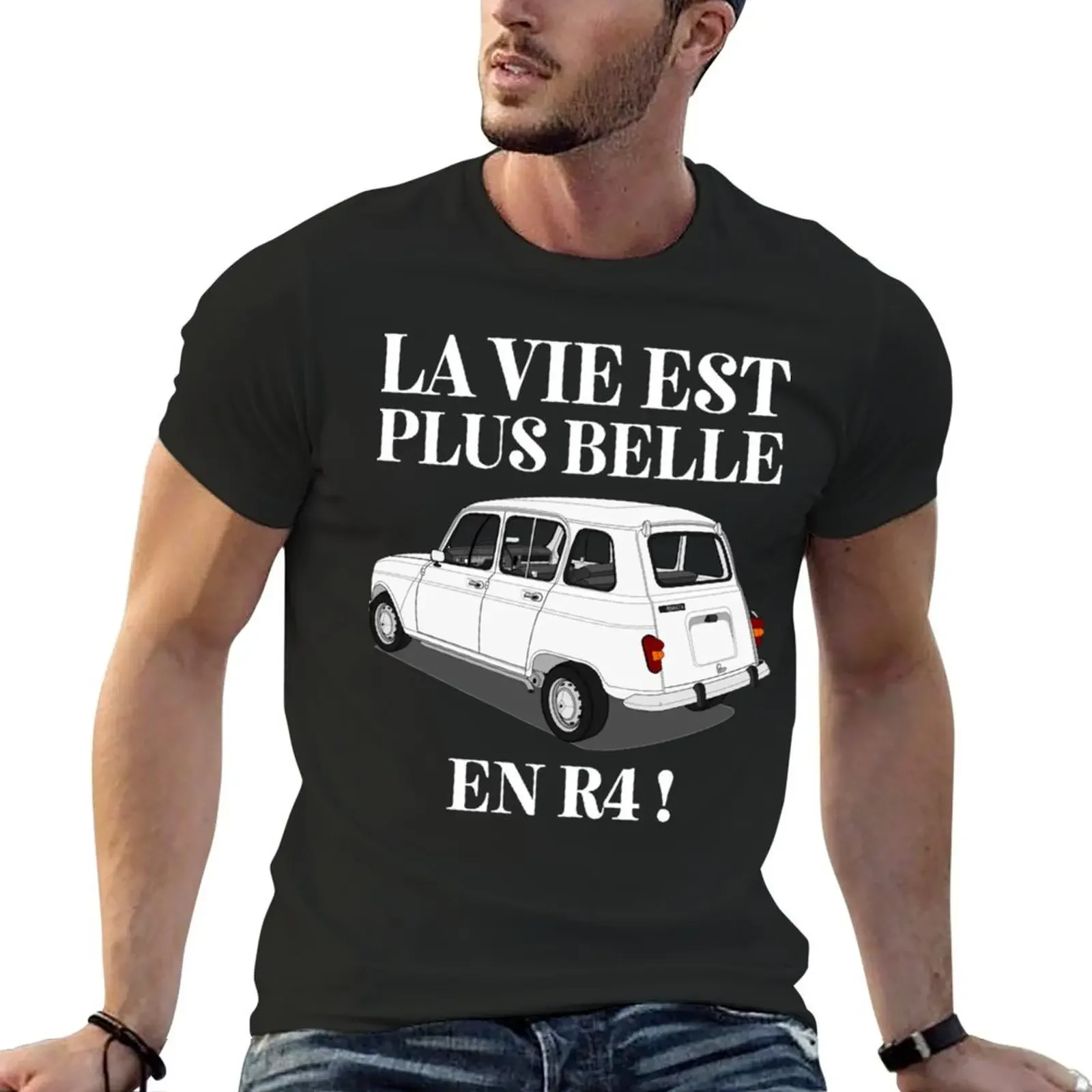 

LA VIE EST PLUS BELLE EN R4 ! Essential T-shirt sublime oversizeds Short sleeve tee men