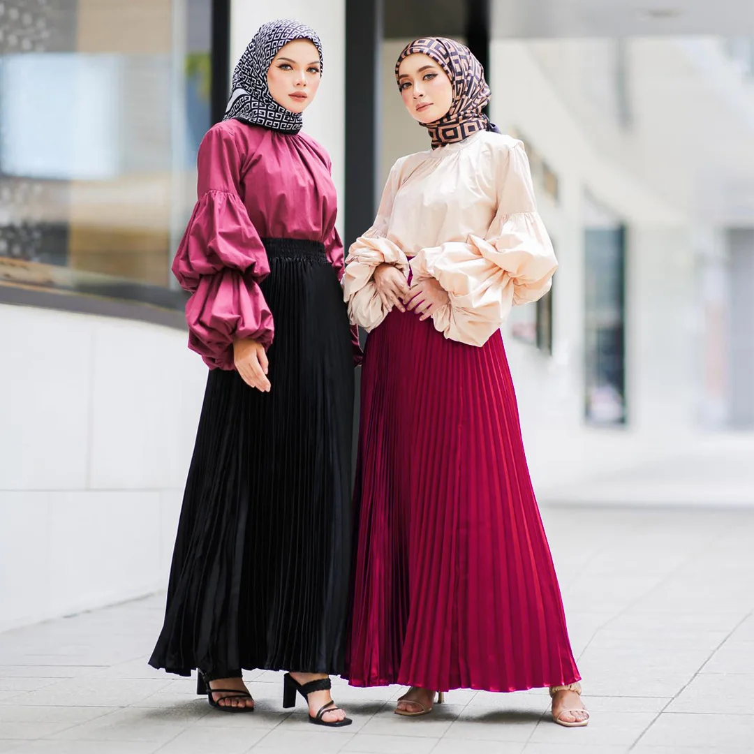Malay Women Skirt Robe Femme Musulmane Kaftan Abayas for Women Dubai Abaya Turkey Muslim Pleated Hemline Skirt Islamic Clothing
Malay Women Skirt Robe Femme Musulmane Kaftan Abayas for Women Dubai Abaya Turkey Muslim Pleated Hemline Skirt Islamic Clothing