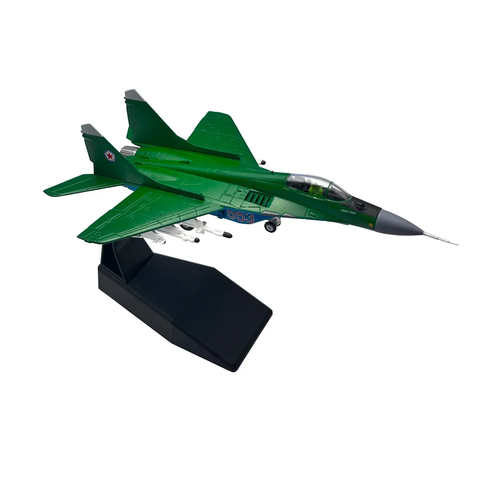 

1/100 Scale North Korea MIG-29 Mig29 Fulcrum C Fighter Diecast Metal Plane Aircraft Airplane Model Children Gift Toy Ornament