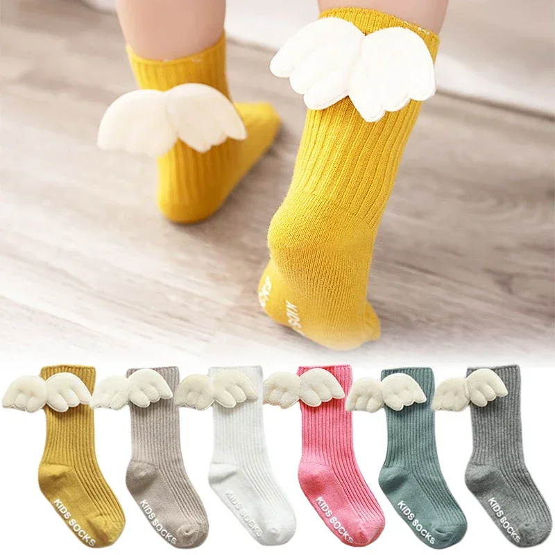 Cartoon Angel Wings Baby Boys Girls Socks Newborn Baby Socks Soft Cotton Solid Color Infant Anti Slip Sock for 0-3Years
Cartoon Angel Wings Baby Boys Girls Socks Newborn Baby Socks Soft Cotton Solid Color Infant Anti Slip Sock for 0-3Years