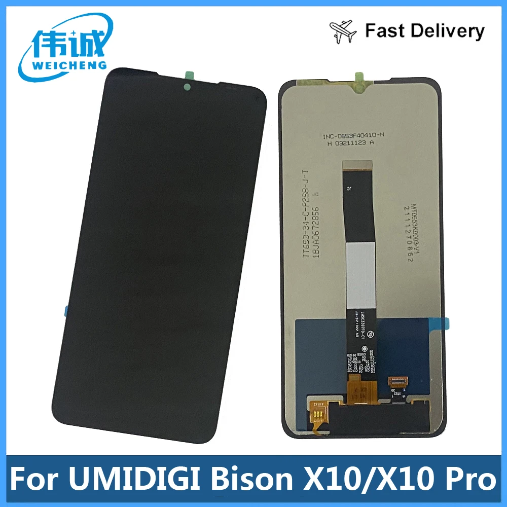

6.53" For UMIDIGI Bison X10 LCD Display + Touch Screen Assembly Replacement Tested For UMIDIGI Bison X10 Pro LCD Sensor Screen
