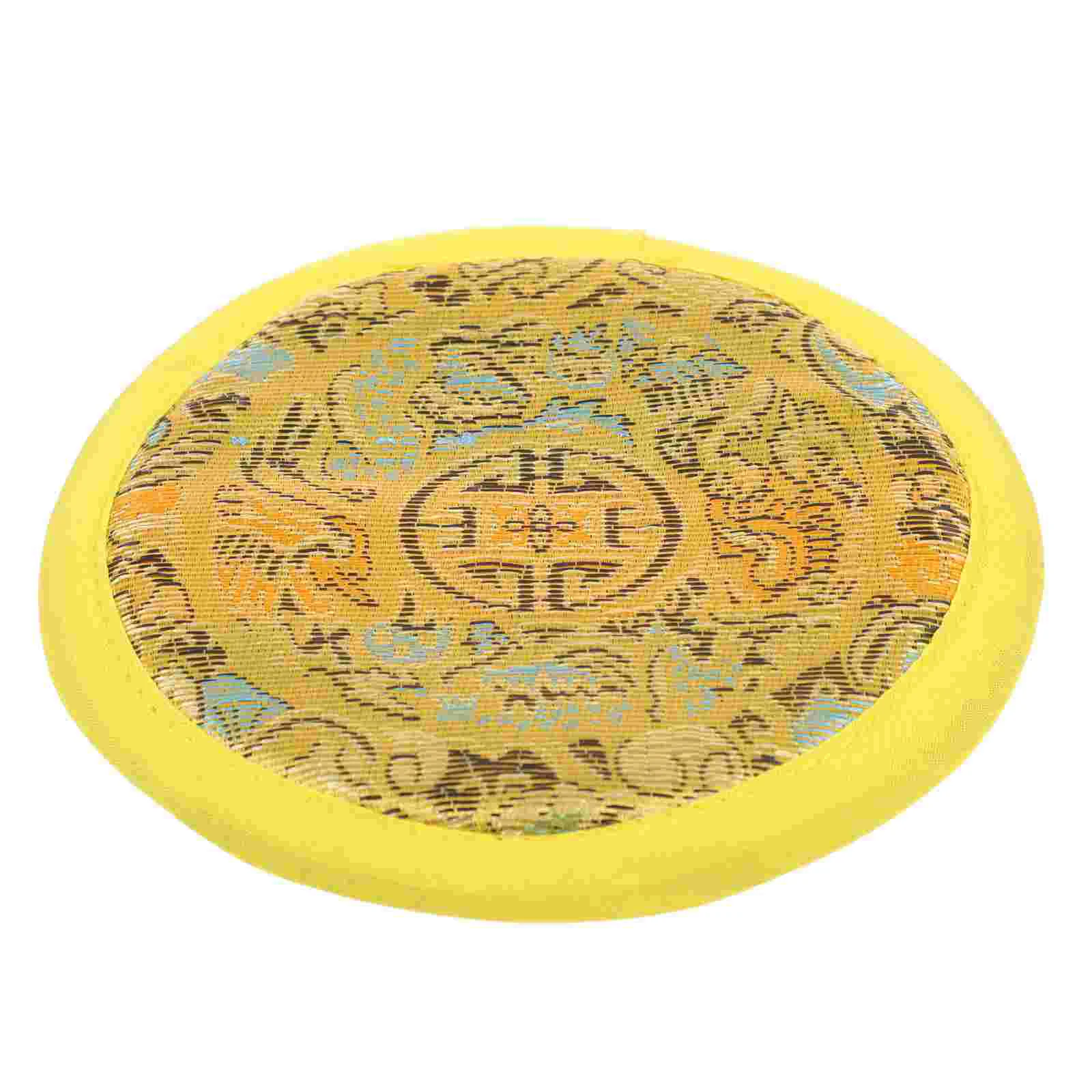 

Sound Bowl Pad Meditation Bowl Accessories Sound Bowl Embroidery Pad Round Cushion Religious Cushion Tibetan Singing Bowl Pillow