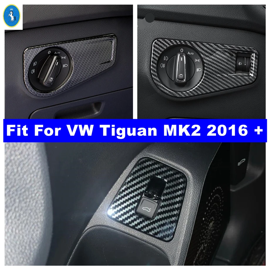 Head Lights Switch / Trunk Switch Control Button Panel Cover Trim For VW Tiguan MK2 2016 - 2022 Carbon Fiber Interior Accessory
Head Lights Switch / Trunk Switch Control Button Panel Cover Trim For VW Tiguan MK2 2016 - 2022 Carbon Fiber Interior Accessory