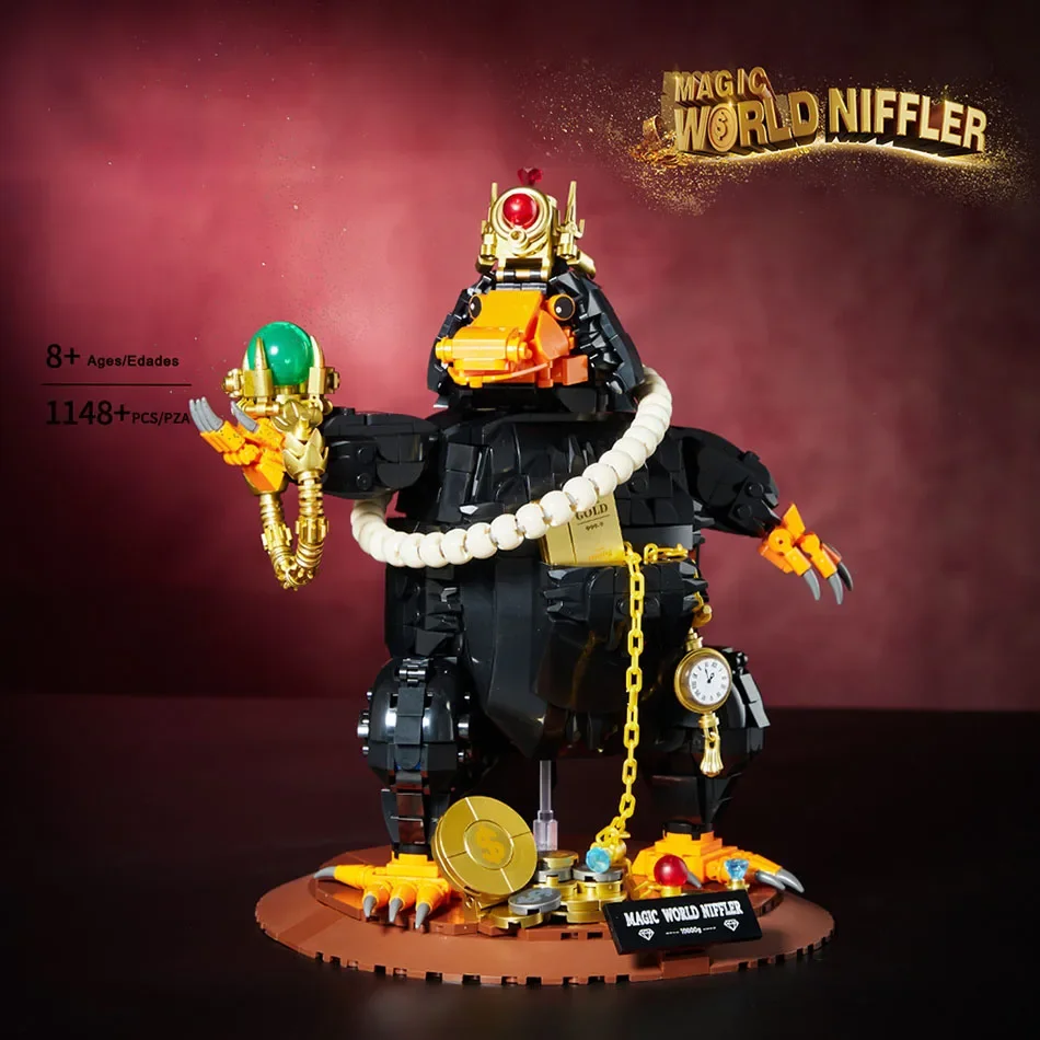 MOC Magic World 1148pcs Niffler Harry Model Building Blocks Set Magical Animal Niffler Figures Bricks Toys For Children Gifts MOC Magic World 1148pcs Niffler Harry Model Building Blocks Set Magical Animal Niffler Figures Bricks Toys For Children Gifts