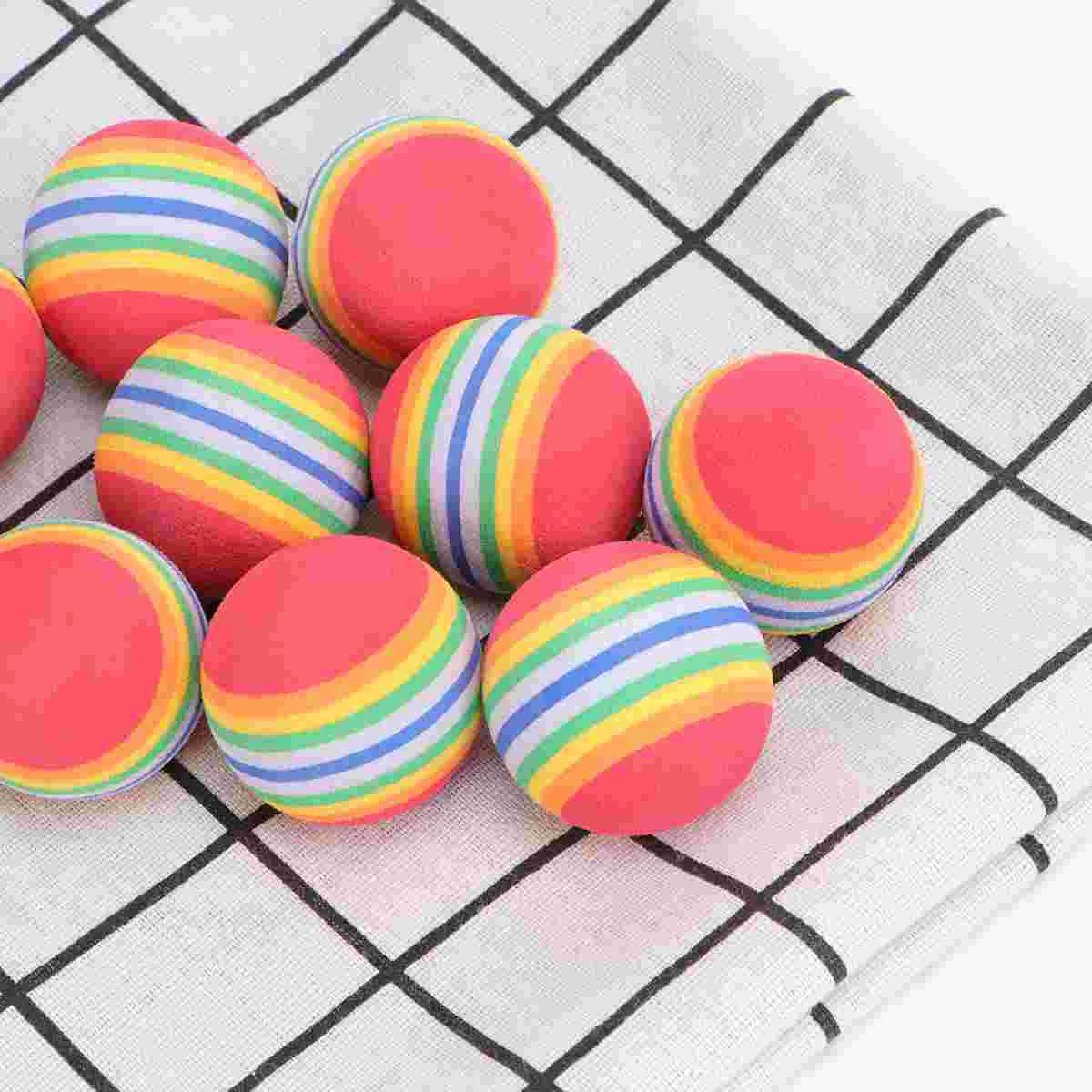 10 Pcs Rainbow Colored Sponge Ball Practice Indoor Training Aid Training Ball (Random Color)
10 Pcs Rainbow Colored Sponge Ball Practice Indoor Training Aid Training Ball (Random Color)