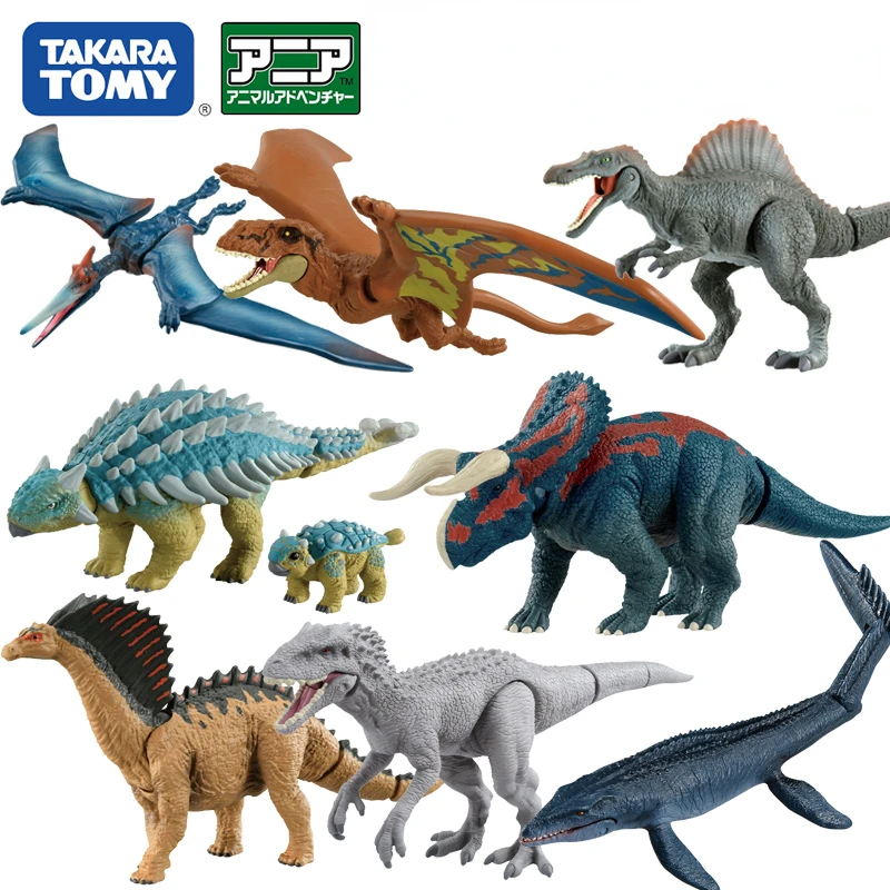 

Takara Tomy Dinosaur Toy Jurassic World Simulation Animal Model Set Tyrannosaurus Rex for Children's Halloween Christmas Gift