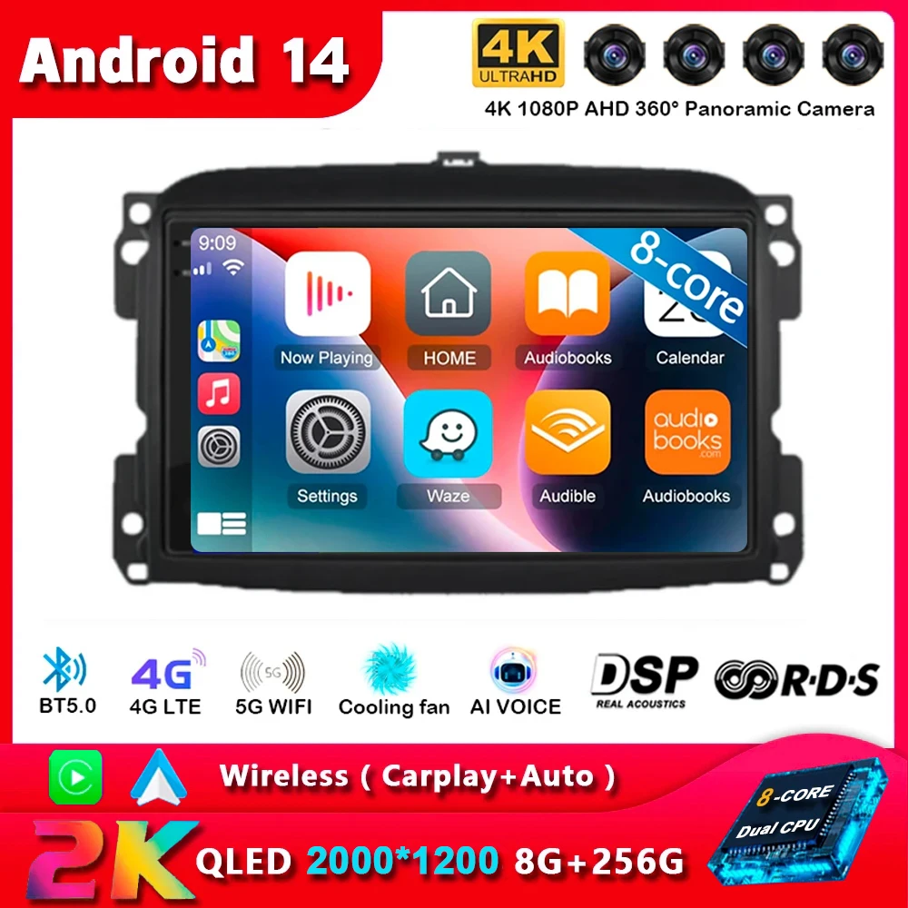 Автомагнитола на Android 14 для Fiat 500L Egea Doblo 2012-2017 мультимедийная Автомагнитола DSP видеоплеер аудио Навигация стерео
Автомагнитола на Android 14 для Fiat 500L Egea Doblo 2012-2017 мультимедийная Автомагнитола DSP видеоплеер аудио Навигация стерео