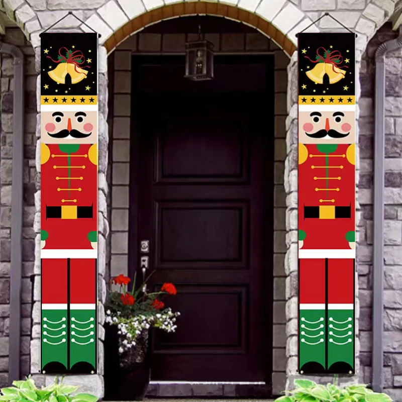 Nutcracker Door Banner Christmas Ornaments Decoration Cartoons Drawing Walnuts Soldiers Door Hanging Pennant Flag
Nutcracker Door Banner Christmas Ornaments Decoration Cartoons Drawing Walnuts Soldiers Door Hanging Pennant Flag