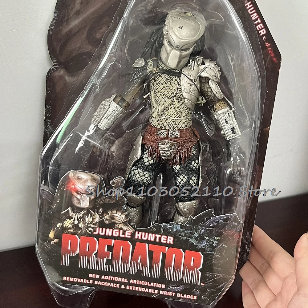 NECA Alien Jungle Hunter Predator figura de acción Aliens vs Predator modelo muñeca estatua conjunta película móvil juguetes regalos NECA Alien Jungle Hunter Predator figura de acción Aliens vs Predator modelo muñeca estatua conjunta película móvil juguetes regalos