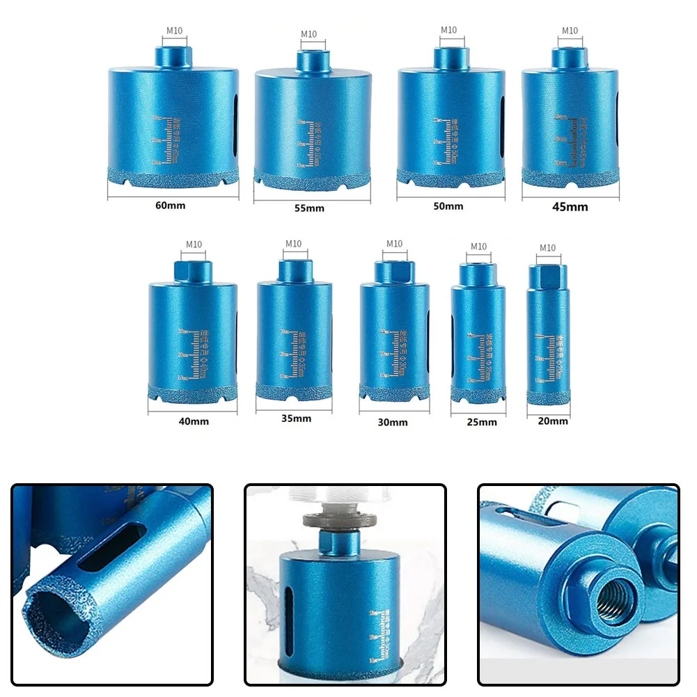 1Pcs Drill Bit M10 Thread Dry Vacuum Brazed Diamond Drill Bits Ceramic Tile Hole Saw Cup Opener For Granite Marble Tool Parts
1Pcs Drill Bit M10 Thread Dry Vacuum Brazed Diamond Drill Bits Ceramic Tile Hole Saw Cup Opener For Granite Marble Tool Parts