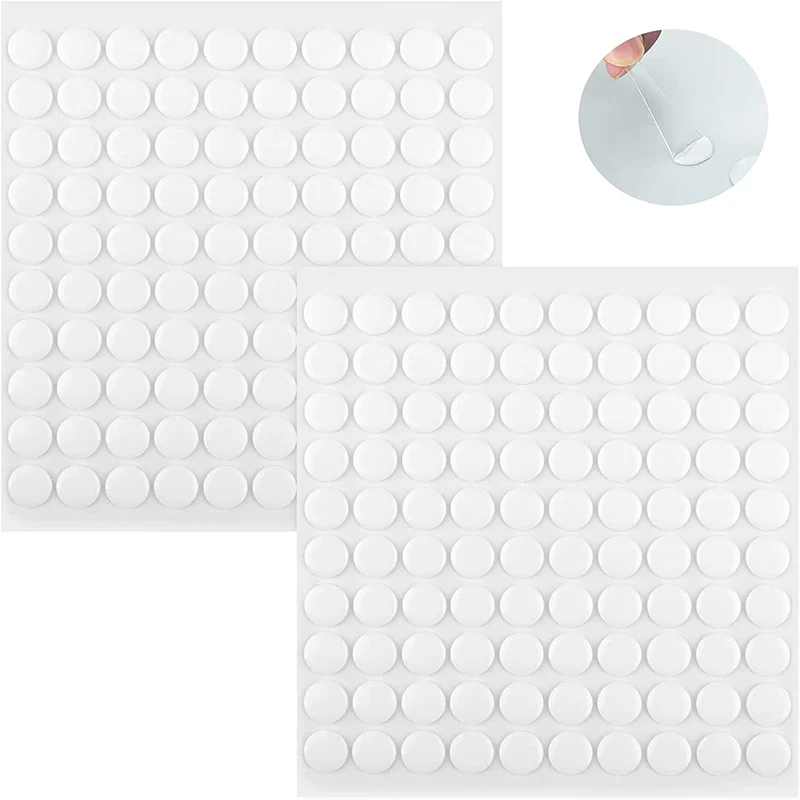 500Pcs Double Sided Dot Stickers Removable Round Clear Sticky Tack No Trace Sticky Tape for Poster Ornaments Home Decor 10mm
500Pcs Double Sided Dot Stickers Removable Round Clear Sticky Tack No Trace Sticky Tape for Poster Ornaments Home Decor 10mm
