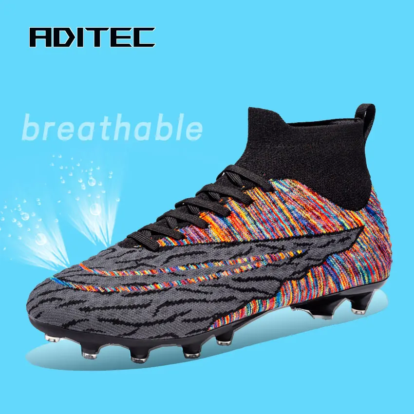 chuteiras society professional Unisex Soccer Shoes Long Spikes HG/TF Ankle Football Boots Outdoor Grass Cleats Football futsal
chuteiras society professional Unisex Soccer Shoes Long Spikes HG/TF Ankle Football Boots Outdoor Grass Cleats Football futsal