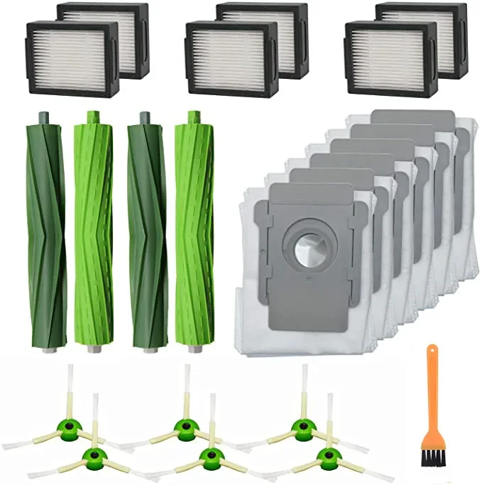 New main brush Hepa Filter side brush Dust Bag for iRobot Roomba i7 i7+ i8 E5 E6 I Series Robot Vacuum Cleaner parts
New main brush Hepa Filter side brush Dust Bag for iRobot Roomba i7 i7+ i8 E5 E6 I Series Robot Vacuum Cleaner parts