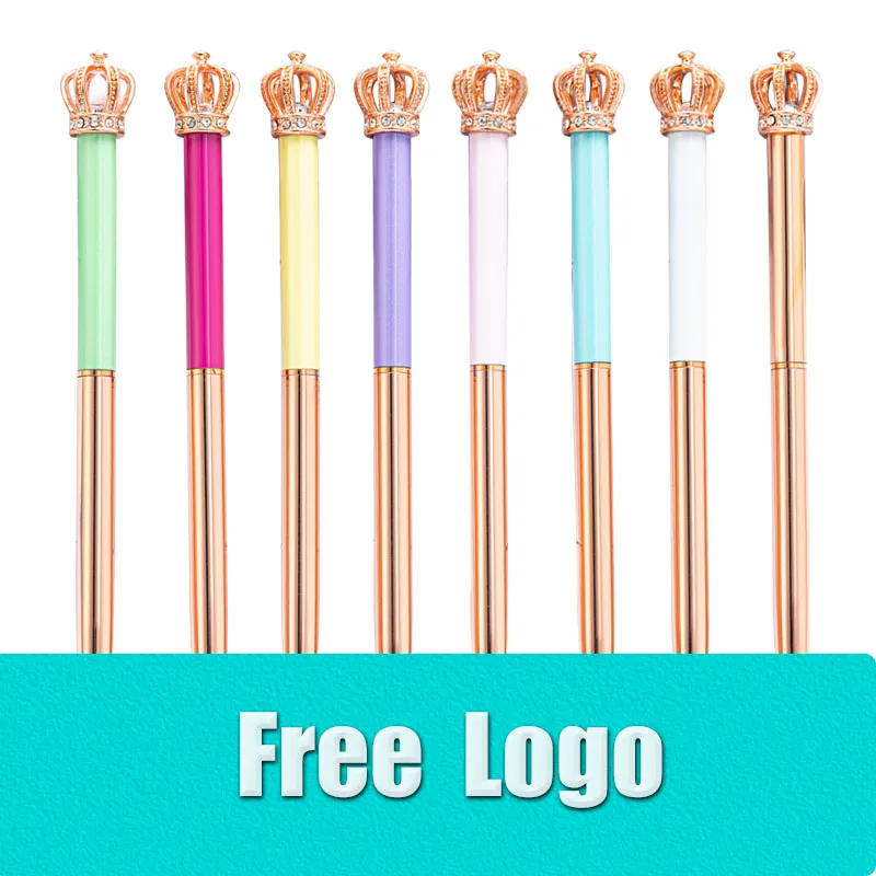 10pcs Crown Ballpoint Pen Creative Cute Crown Shape Metal Pen Advertising Gift Pen Print Logo Luxury Designer Ballpoint Pens
10pcs Crown Ballpoint Pen Creative Cute Crown Shape Metal Pen Advertising Gift Pen Print Logo Luxury Designer Ballpoint Pens