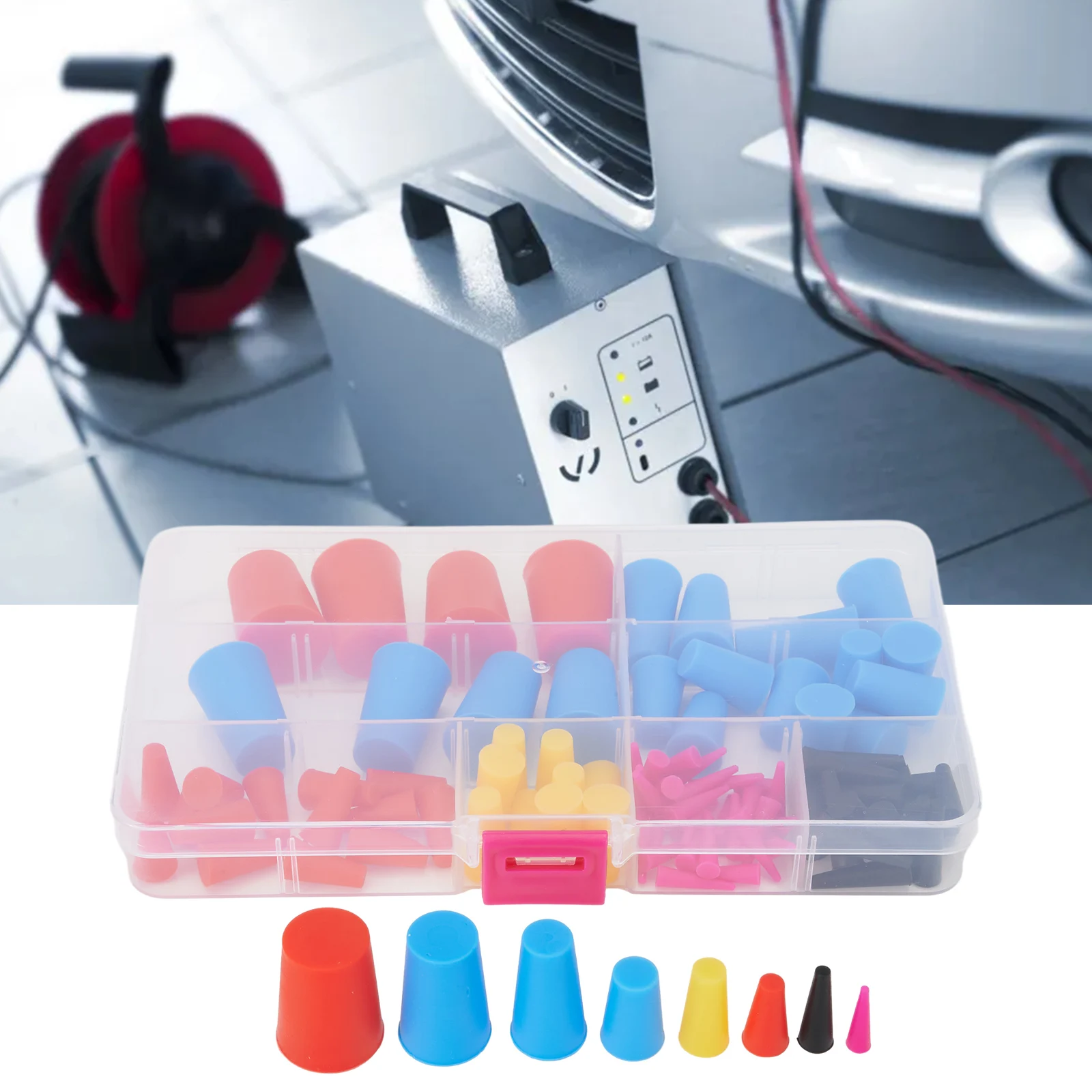 Masking Plug Silicone Cone Plug Auto Supplies Automotive Tools Car Accessories Powder Coating Silicone Stopper
Masking Plug Silicone Cone Plug Auto Supplies Automotive Tools Car Accessories Powder Coating Silicone Stopper