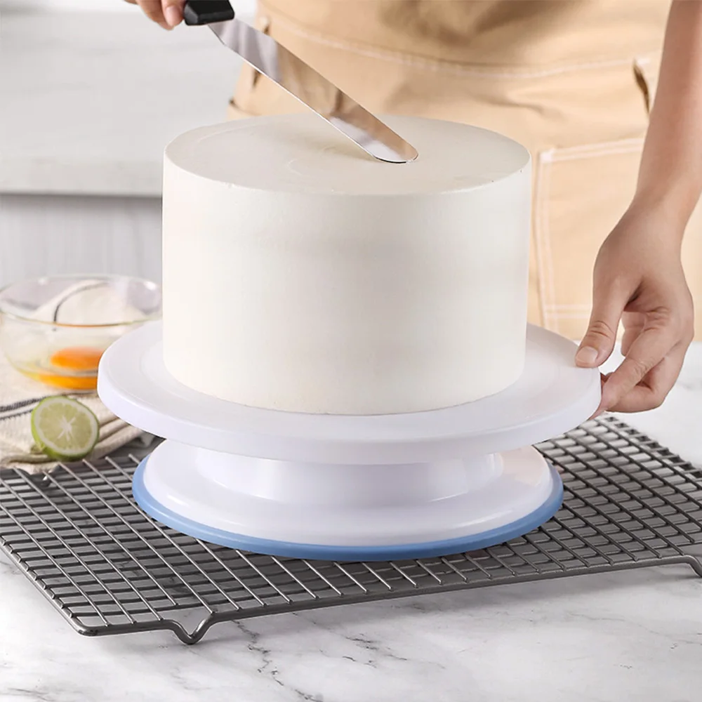 Cake Turntable Stand Cake Decoration Accessories DIY Mold Rotating Stable Anti-skid Round Cake Table Kitchen Baking Tools
Cake Turntable Stand Cake Decoration Accessories DIY Mold Rotating Stable Anti-skid Round Cake Table Kitchen Baking Tools