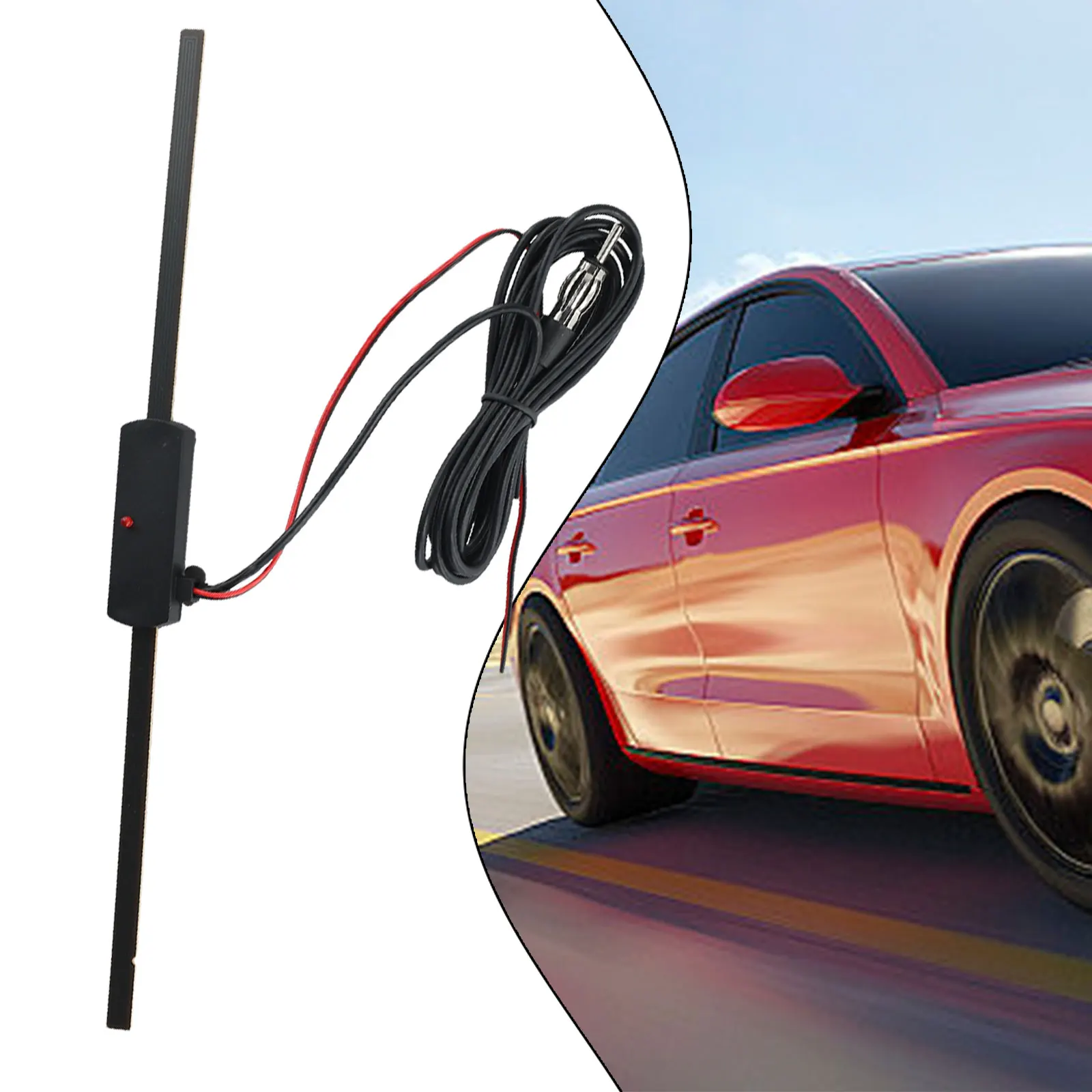 Durable New Portable Useful Antenna Amplifier Radio Replacement Signal Universal Windshield AM/FM Black Booster
Durable New Portable Useful Antenna Amplifier Radio Replacement Signal Universal Windshield AM/FM Black Booster
