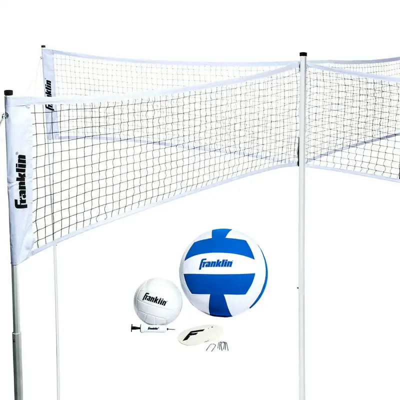 【Lovely Quad Volleyball Combo Set - Complete Net System, 2 Jumbo & 2 Traditional Volleyballs and Bonus Boundary Kit/Line Marke
【Lovely Quad Volleyball Combo Set - Complete Net System, 2 Jumbo & 2 Traditional Volleyballs and Bonus Boundary Kit/Line Marke