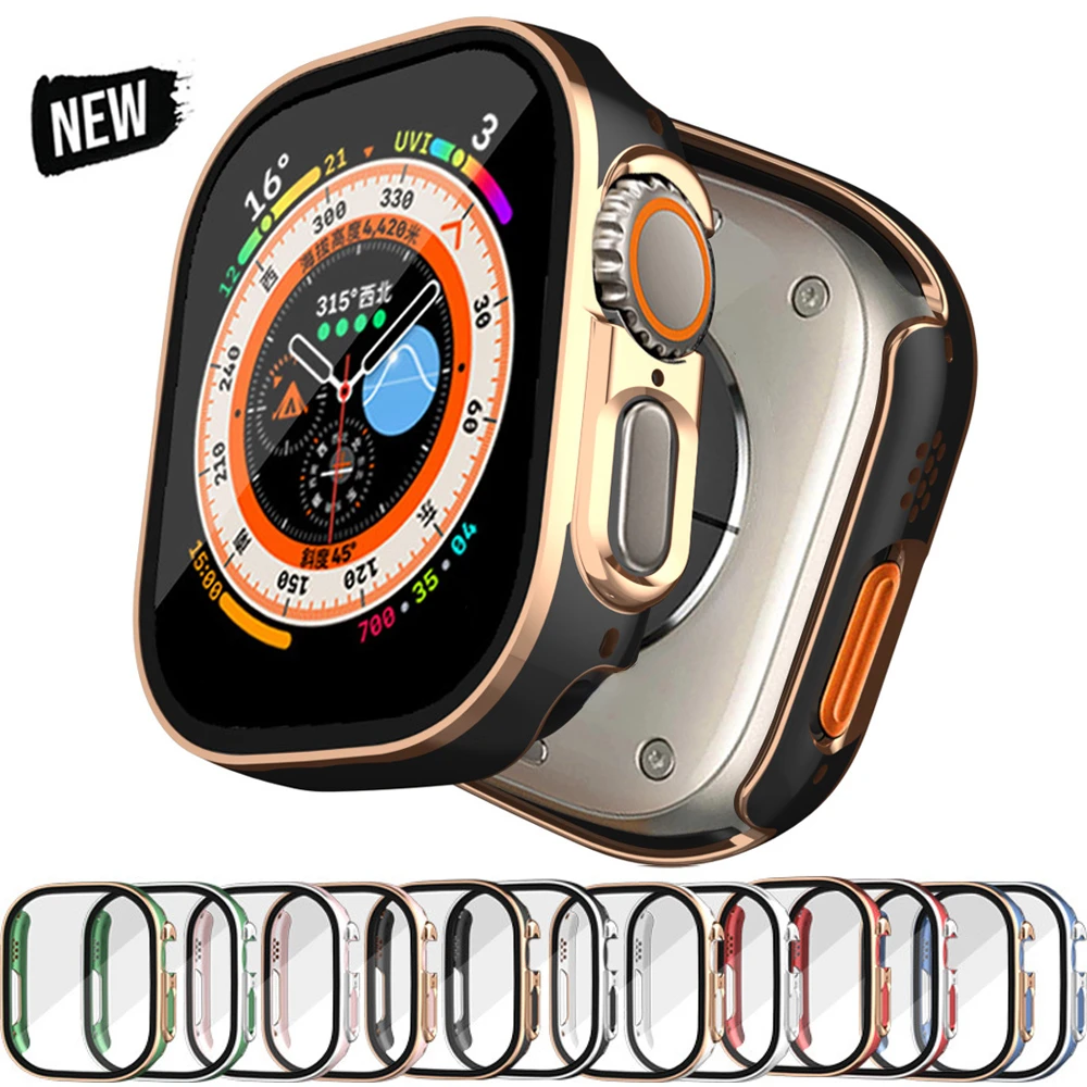 Стекло + крышка для Apple Watch Ultra 2 49 мм зеркальная защита для экрана рамка Крышка для iWatch ultra2 49 закаленные защитные аксессуары
Стекло + крышка для Apple Watch Ultra 2 49 мм зеркальная защита для экрана рамка Крышка для iWatch ultra2 49 закаленные защитные аксессуары