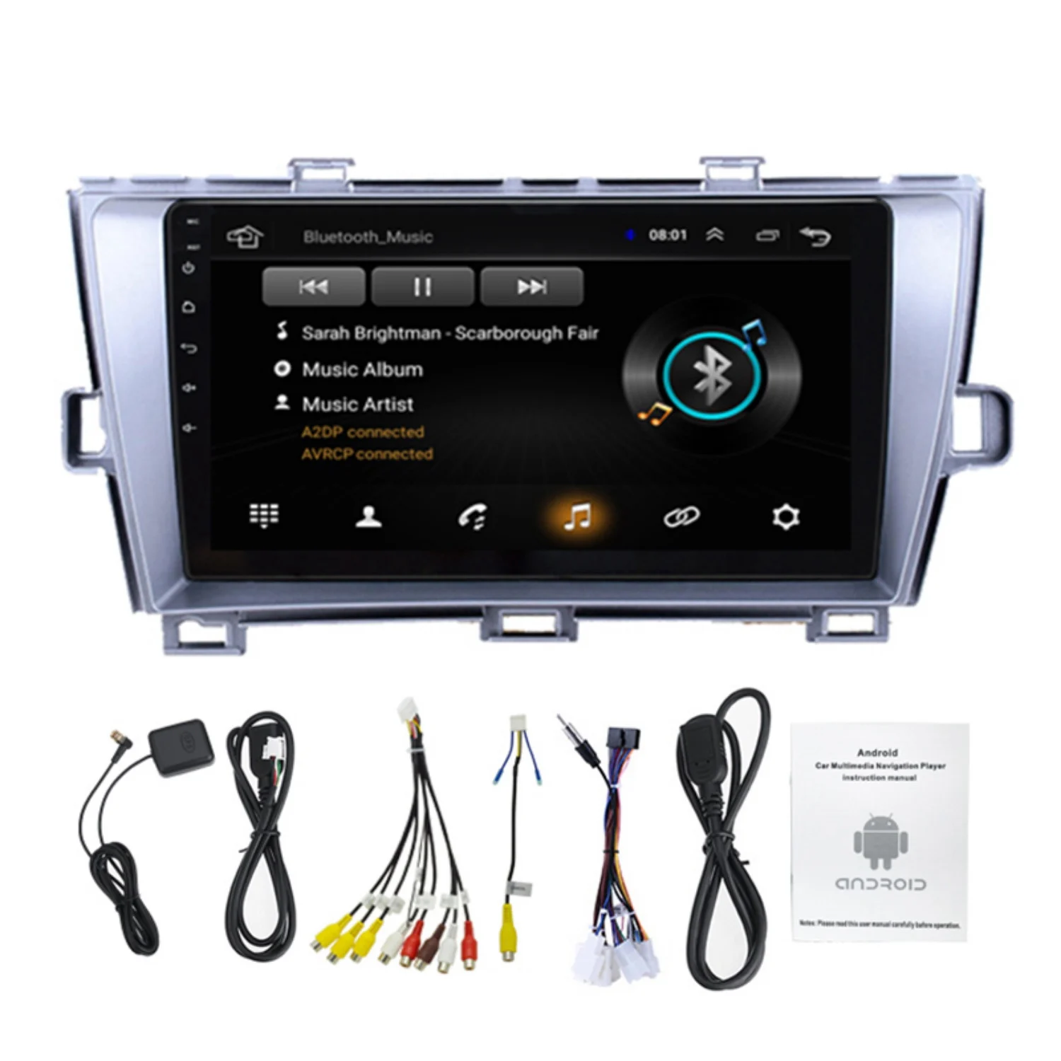 Автомагнитола 9 дюймов Hd Автомобильный Mp5 мультимедийный плеер Android 8,1 Gps-навигация Wifi Bluetooth для Toyota Pruis
Автомагнитола 9 дюймов Hd Автомобильный Mp5 мультимедийный плеер Android 8,1 Gps-навигация Wifi Bluetooth для Toyota Pruis