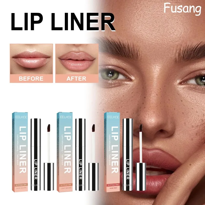 

3 Colors Peel Off Lip Liner Tattoo Waterproof Long Lasting Matte Non-Stick Cup Lip Tint Sexy Red Contour Lips Make Up Cosmetics