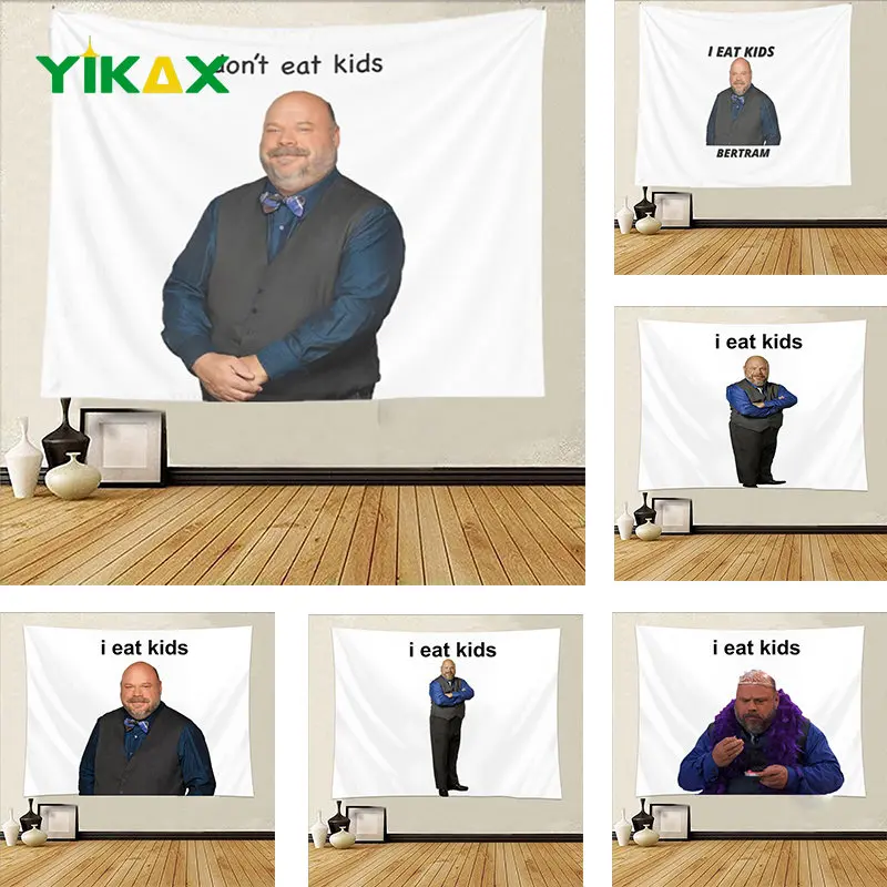 Bertram Eat Printing Tapestry Bedroom Wall Hanging Cloth Funny Meme Aesthetic Room Decor Living Room Sofa Background Tapestries
Bertram Eat Printing Tapestry Bedroom Wall Hanging Cloth Funny Meme Aesthetic Room Decor Living Room Sofa Background Tapestries