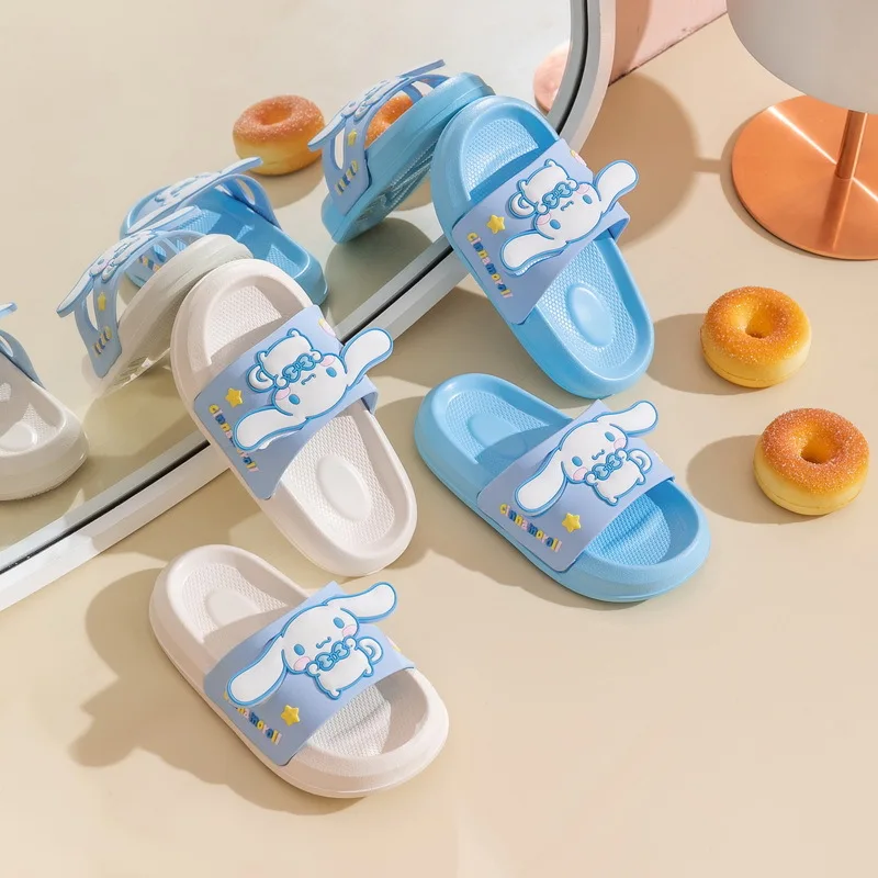 Kawaii Sanrio Anime Kid Slippers Cute Cinnamoroll Cartoon Summer Beach Slippers Soft Non Slip Originality Children Girl Gifts
Kawaii Sanrio Anime Kid Slippers Cute Cinnamoroll Cartoon Summer Beach Slippers Soft Non Slip Originality Children Girl Gifts