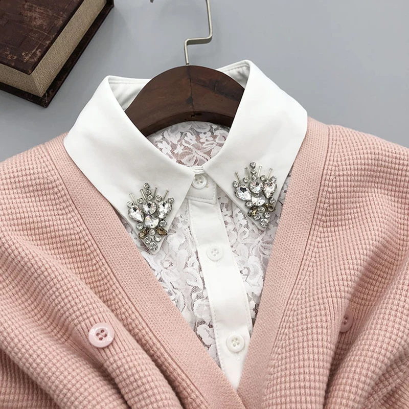Elegant Embroidery Fake Collar for Woman Shirt Blouse Vintage Detachable Collar Women's Half Shirt False Necklace Tie
Elegant Embroidery Fake Collar for Woman Shirt Blouse Vintage Detachable Collar Women's Half Shirt False Necklace Tie
