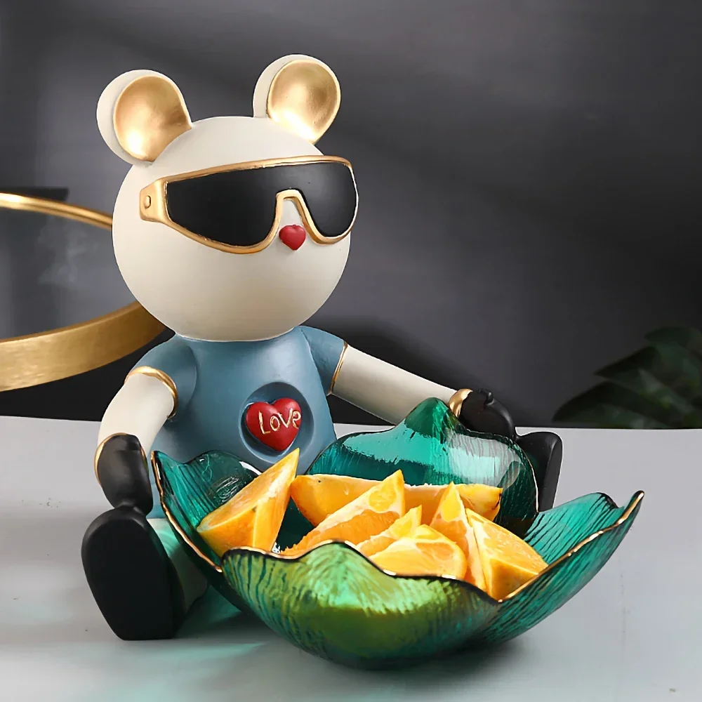 3D украшения для стола в виде медведя, фигурки животных, настольная тарелка для ключей, стеклянный поднос для хранения, Декор для дома и гостиной в скандинавском стиле
3D украшения для стола в виде медведя, фигурки животных, настольная тарелка для ключей, стеклянный поднос для хранения, Декор для дома и гостиной в скандинавском стиле