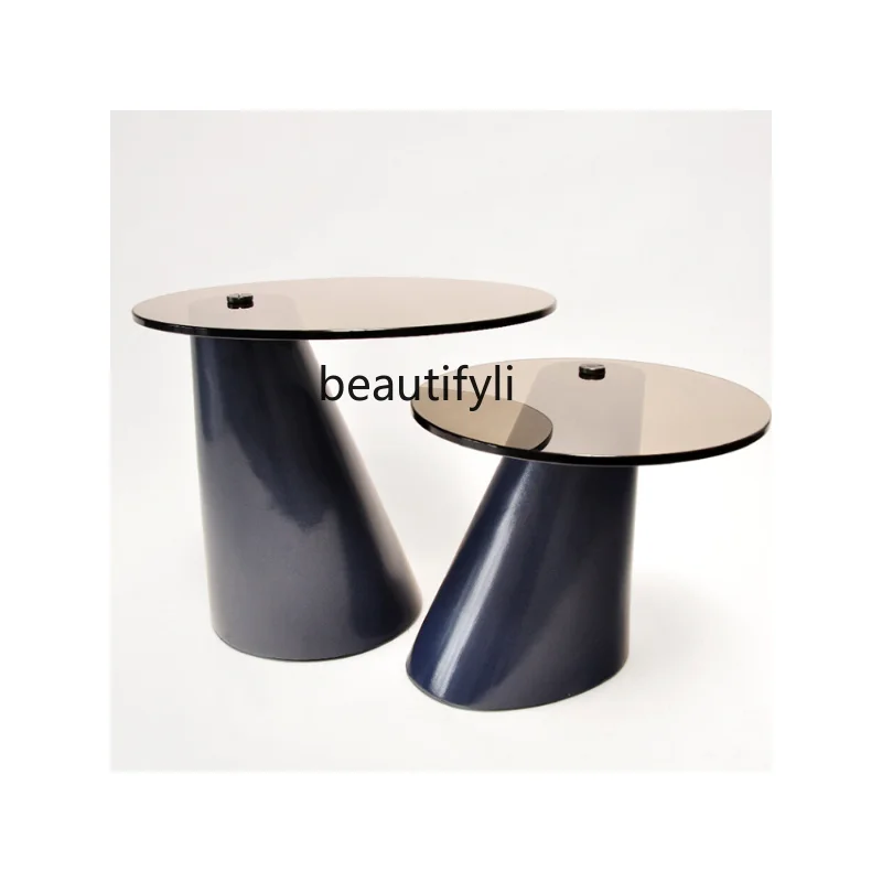 Italian Tempered Glass round Corner Table Model Room Living Room Sofa Side Table Baking Paint for Metal Small round Side Table
Italian Tempered Glass round Corner Table Model Room Living Room Sofa Side Table Baking Paint for Metal Small round Side Table