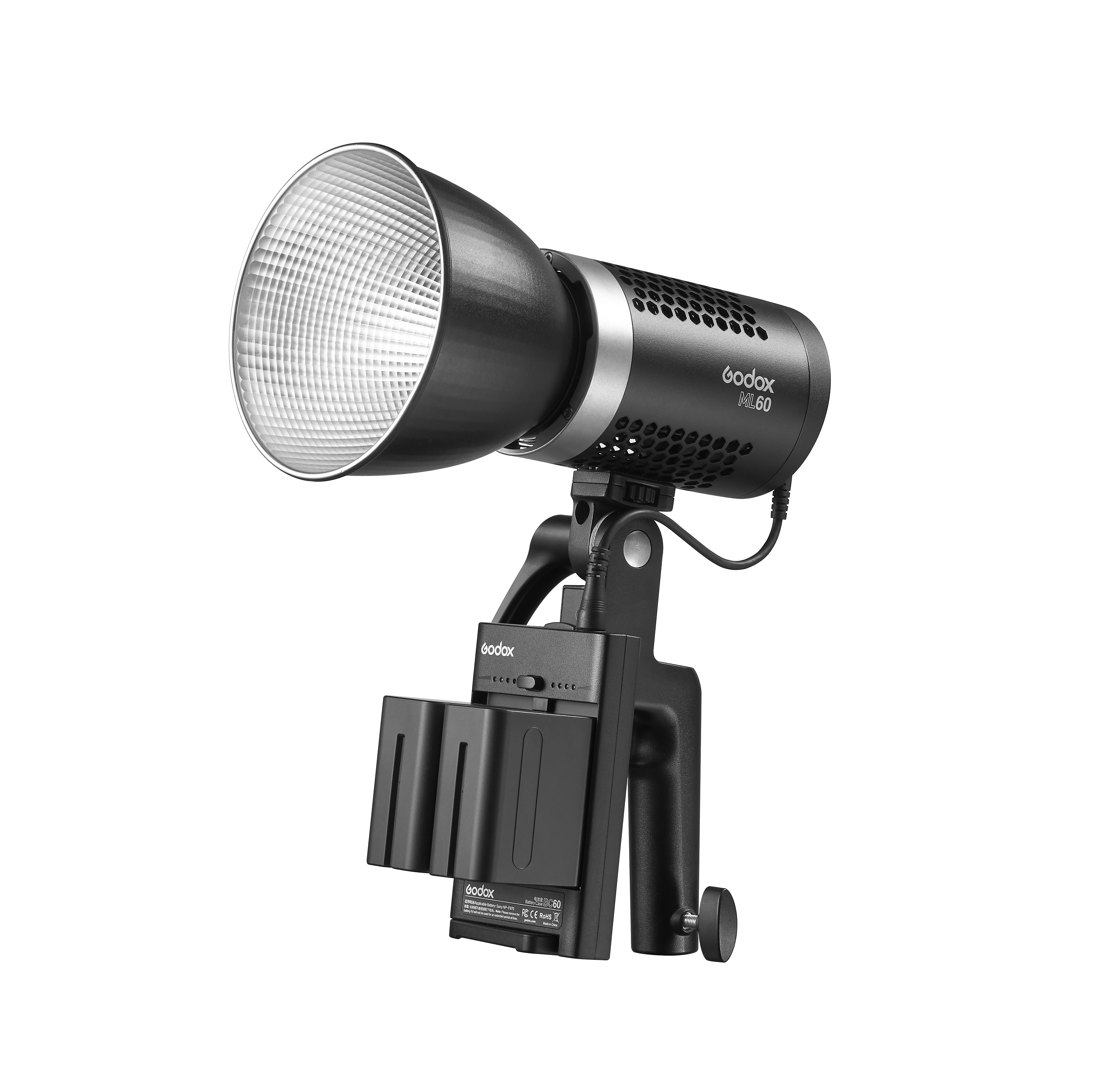 Godox ML60 LED Video Light Camera Photography Lamp Support Li-ion with AC Power for Studio Video Recording LED Lighting Lamp LED
Godox ML60 LED Video Light Camera Photography Lamp Support Li-ion with AC Power for Studio Video Recording LED Lighting Lamp LED