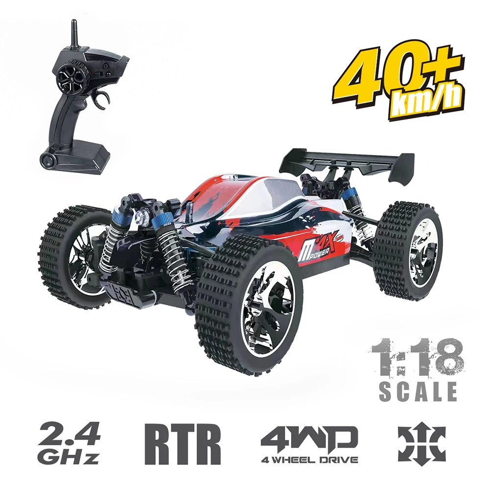 RC Racing 2.4G 1/18 Scale Remote Control Off-road Car/High Speed electric RC CAR 4WD Off-Road Car RTR Toys
RC Racing 2.4G 1/18 Scale Remote Control Off-road Car/High Speed electric RC CAR 4WD Off-Road Car RTR Toys