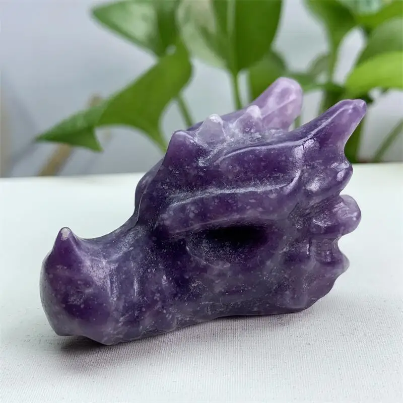 5cm Natural Lepidolite Dragon Skull Crystal Carving Crafts Healing Energy Stone Fashion Home Decoration Gift 1PC
5cm Natural Lepidolite Dragon Skull Crystal Carving Crafts Healing Energy Stone Fashion Home Decoration Gift 1PC