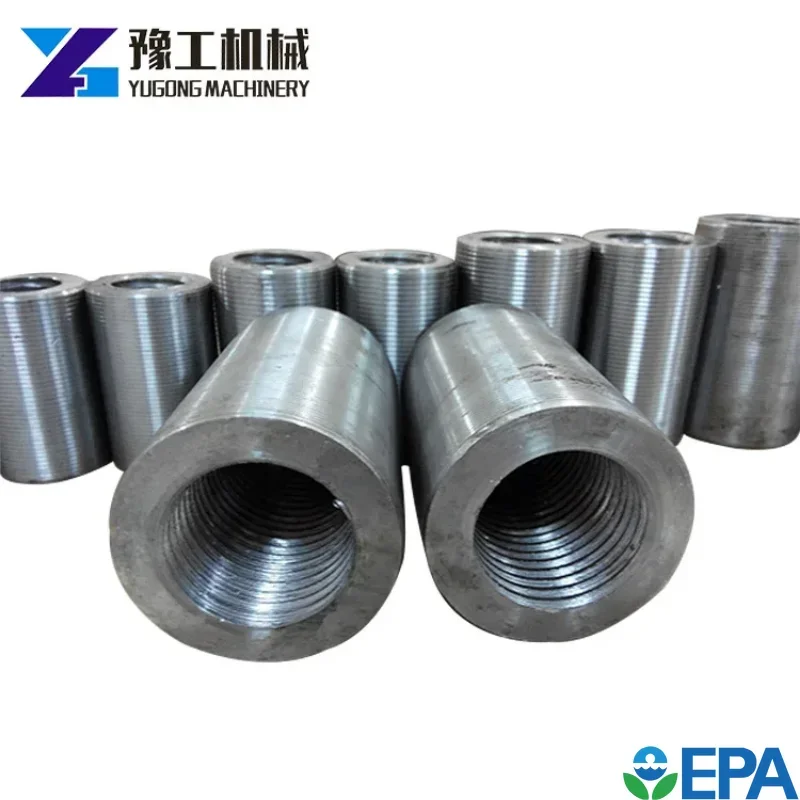 

YG Widely Using Metal Building Material Threaded Splicing Rebar Coupler Sleeve Stainless Steel Thread Rolling Processing Price