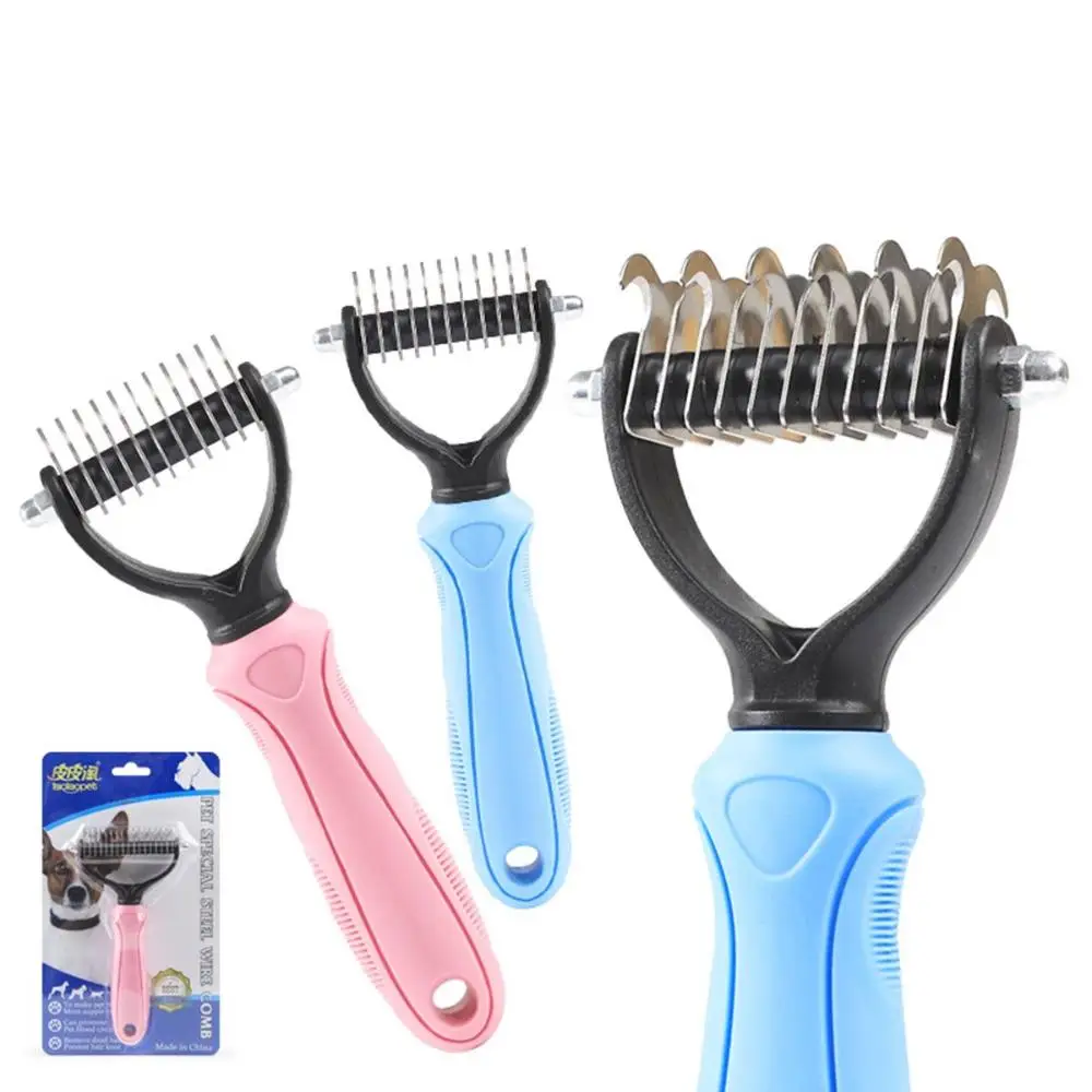 Dematting Deshedding Professional Gilling Brush Stainless Steel Cat Comb Dog Grooming Tool
Dematting Deshedding Professional Gilling Brush Stainless Steel Cat Comb Dog Grooming Tool