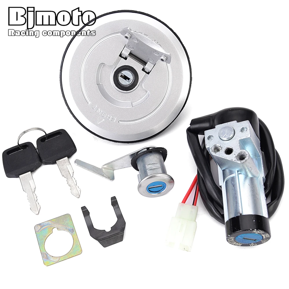 Motorcycle Fuel Gas Cap Ignition Switch Seat Lock with Key Kit For Honda CBF125 2009-2013
Motorcycle Fuel Gas Cap Ignition Switch Seat Lock with Key Kit For Honda CBF125 2009-2013