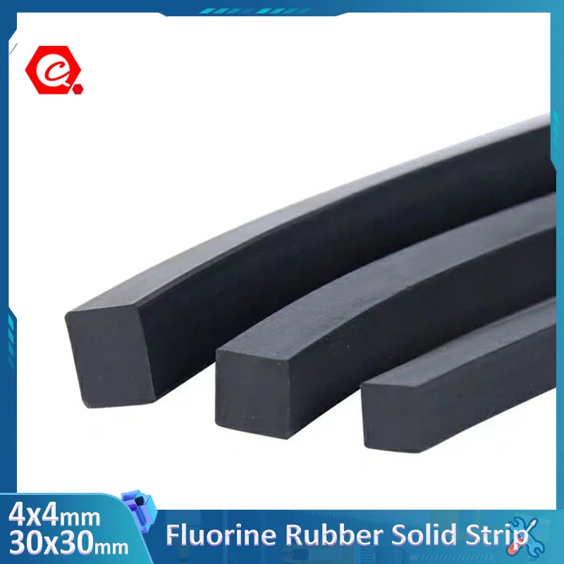 1Meter Black Square Fluorine Rubber Solid Sealing Strip Not Foaming Chemical Resist High Temp Oil Fluororubber Cord Seal Gasket
1Meter Black Square Fluorine Rubber Solid Sealing Strip Not Foaming Chemical Resist High Temp Oil Fluororubber Cord Seal Gasket