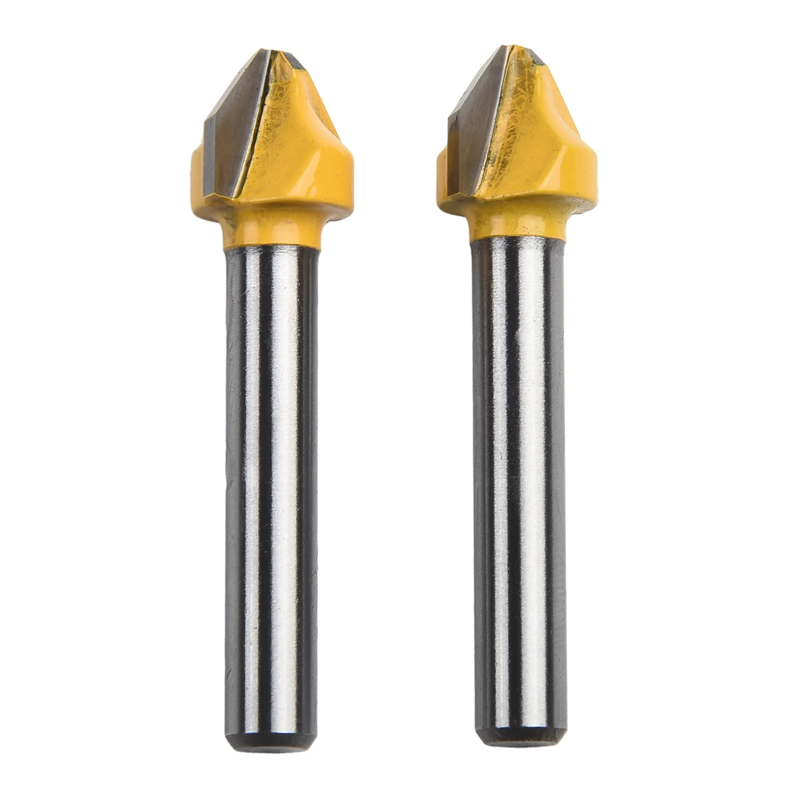 2Pcs Milling Cutter Router Bit 90 Degree V-shaped Flat Head For Acrylic MDF PVC Engraving Chamfering Woodworking Carpentry Tool
2Pcs Milling Cutter Router Bit 90 Degree V-shaped Flat Head For Acrylic MDF PVC Engraving Chamfering Woodworking Carpentry Tool