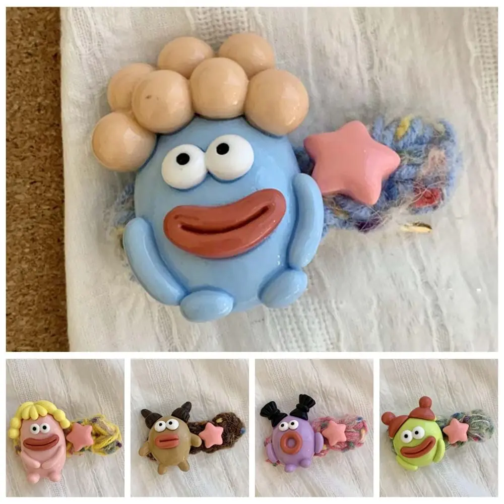 Star Cartoon Doll Duckbill Clip Elegant Knitted Geometric Ugly Doll Hairpin Barrettes Hair Side Clip Funny Hair Clip Daily
Star Cartoon Doll Duckbill Clip Elegant Knitted Geometric Ugly Doll Hairpin Barrettes Hair Side Clip Funny Hair Clip Daily