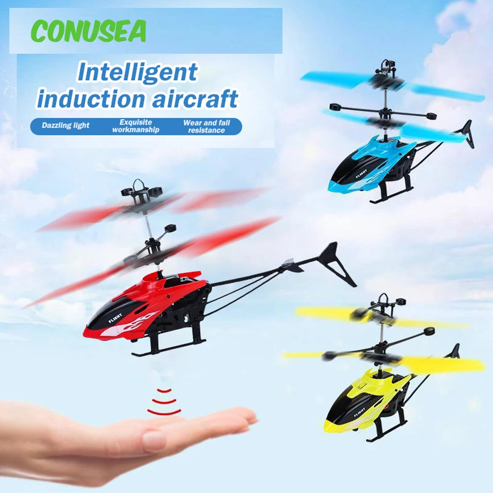 

Intelligent Gesture Sensing Helicopter Flying Ufo Toys for Boys Induction Aircraft Hover Aircraft Airplane Toy for Children Kids