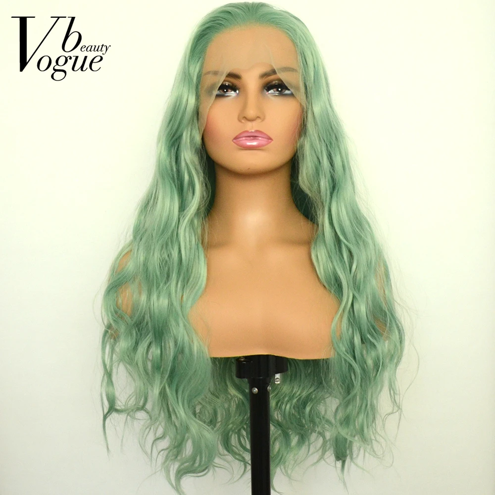 Voguebeauty Green Synthetic Lace Front Wig Body Wave Heat Resistant Fiber Free Parting Natural Hairline For Women
Voguebeauty Green Synthetic Lace Front Wig Body Wave Heat Resistant Fiber Free Parting Natural Hairline For Women