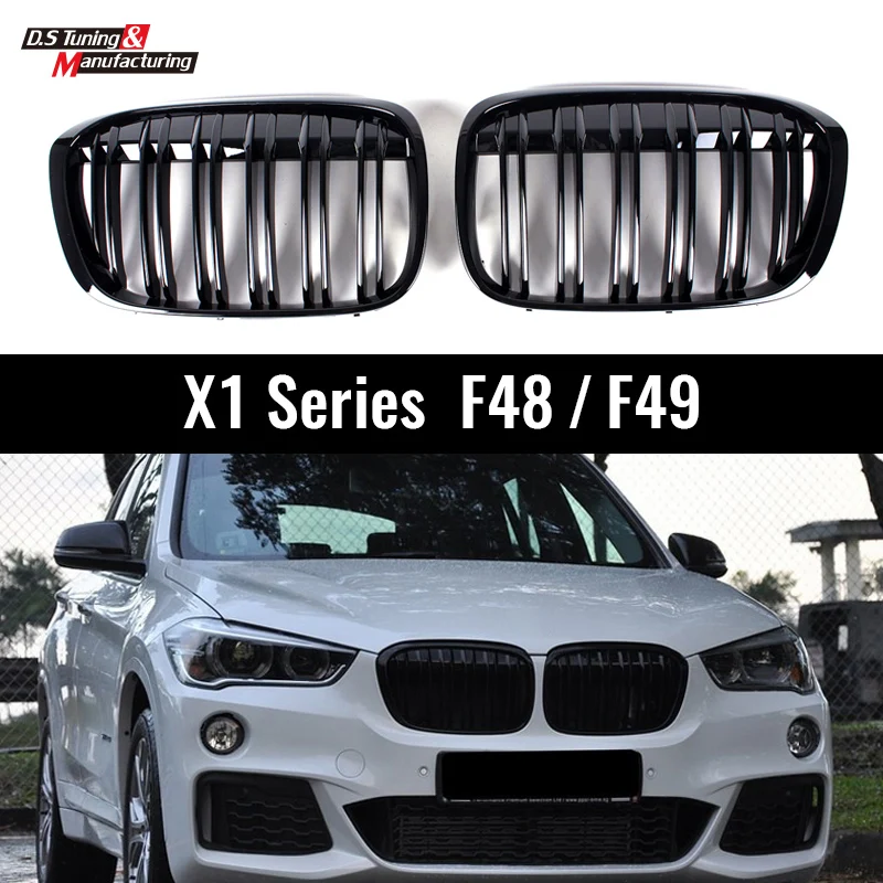 Сменная передняя решетка радиатора F48 для BMW X1 2016-2019, решетка бампера, гоночная решетка, глянцевые черные 2-полочные аксессуары для стайлинга автомобиля
Сменная передняя решетка радиатора F48 для BMW X1 2016-2019, решетка бампера, гоночная решетка, глянцевые черные 2-полочные аксессуары для стайлинга автомобиля