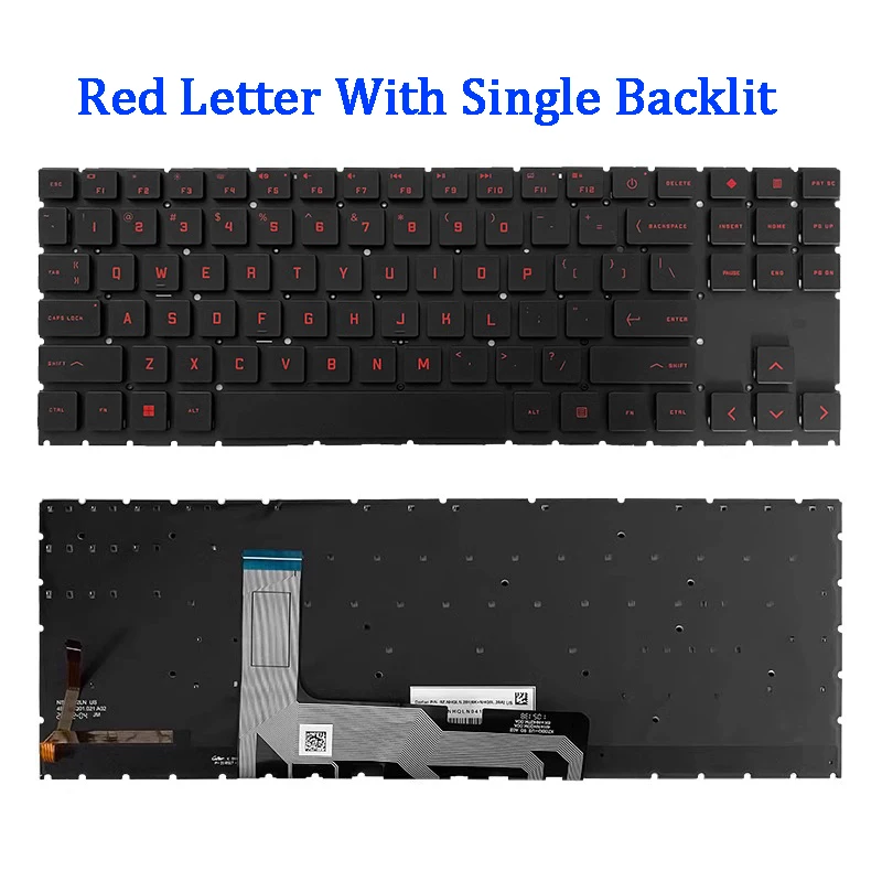 New Laptop Keyboard For HP OMEN 6 PRO 15-EN 16-C 16-N TPN-Q238 Q281 Q267 New Laptop Keyboard For HP OMEN 6 PRO 15-EN 16-C 16-N TPN-Q238 Q281 Q267