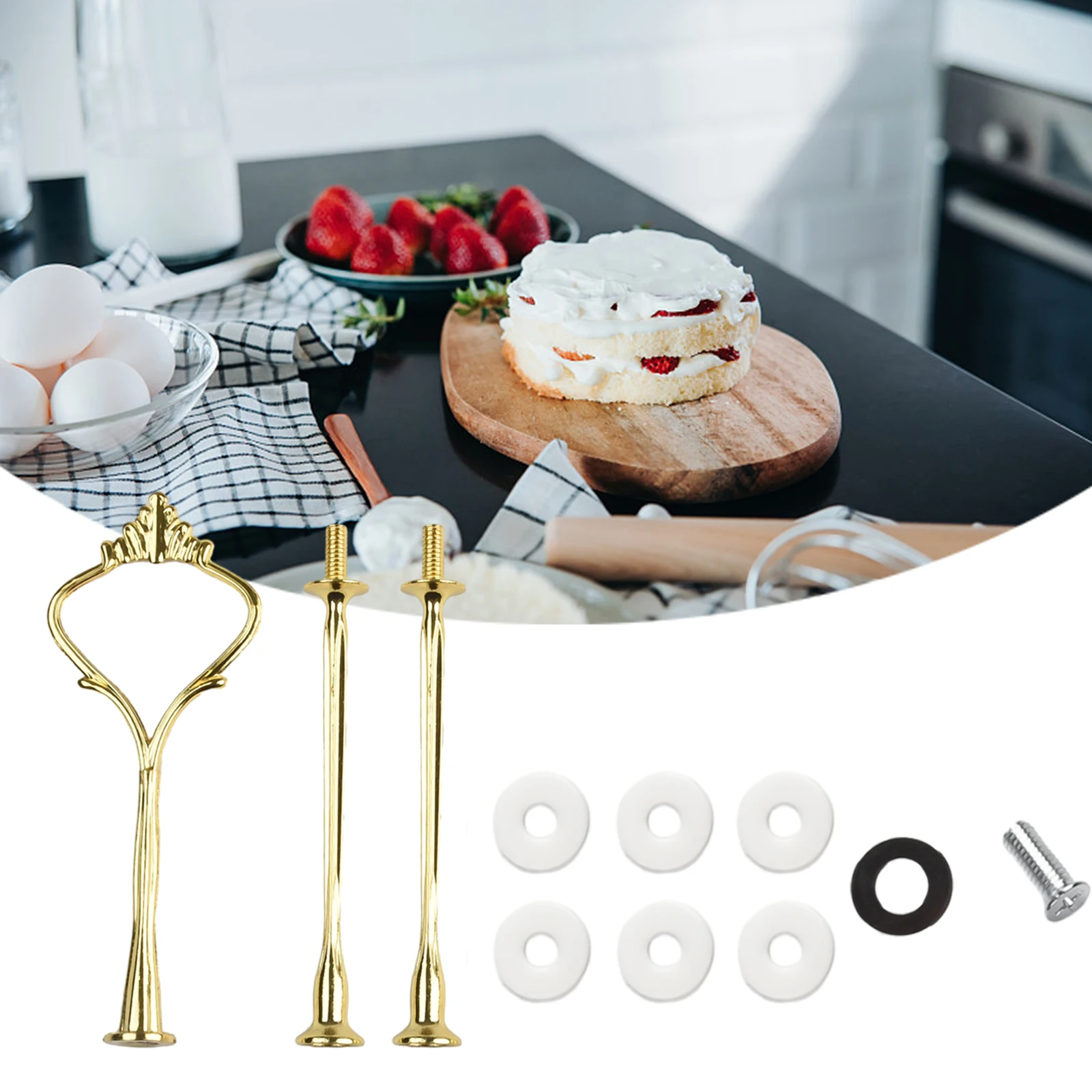 1 Set Cake Plate Stands Multistyle 2/3 Tier Plate Handle Fitting Hardware Rod Tool Cake Plate Stand Wedding Birthday Cake Stand
1 Set Cake Plate Stands Multistyle 2/3 Tier Plate Handle Fitting Hardware Rod Tool Cake Plate Stand Wedding Birthday Cake Stand